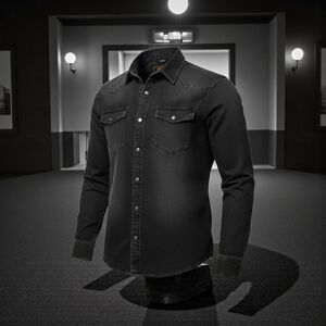 Milwaukee Performance Aramid-Lined Riding Jacket – Black Denim (XXL)